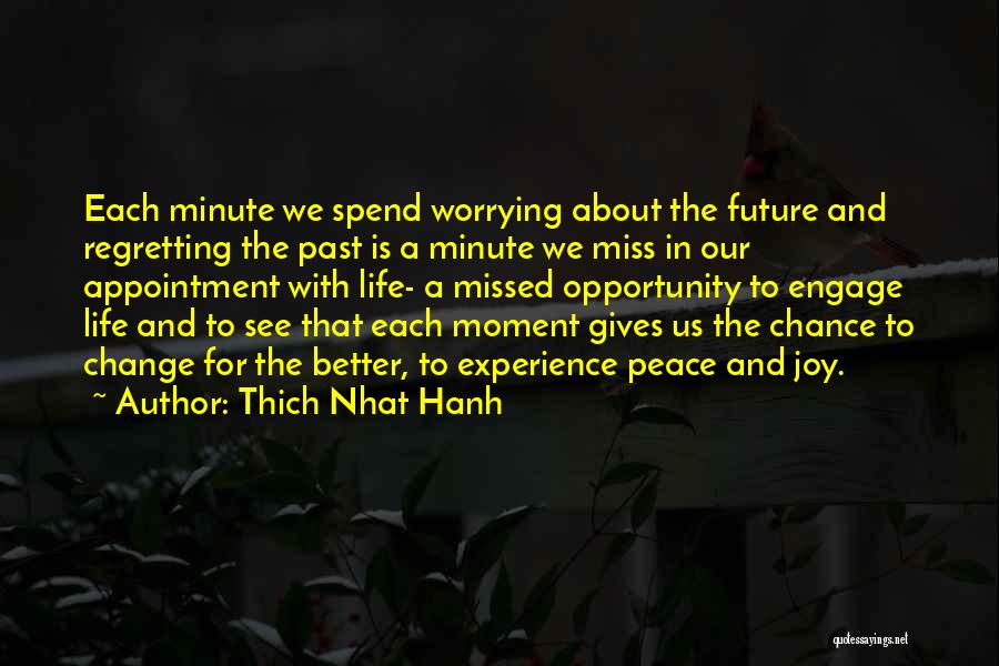 Miss The Moment Quotes By Thich Nhat Hanh