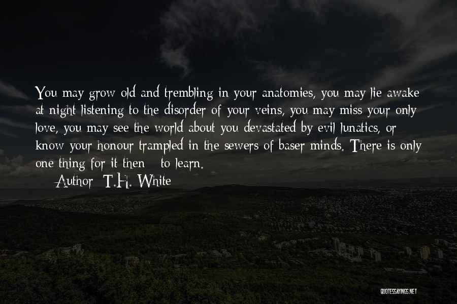 Miss The Old You Quotes By T.H. White