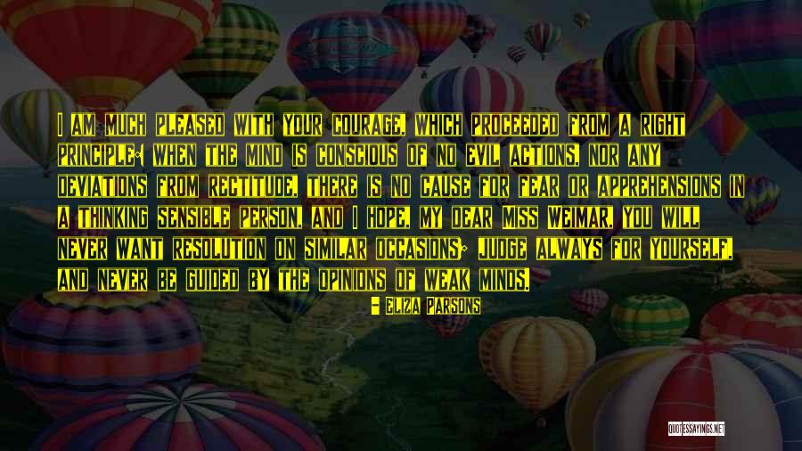 Miss You Dear Quotes By Eliza Parsons