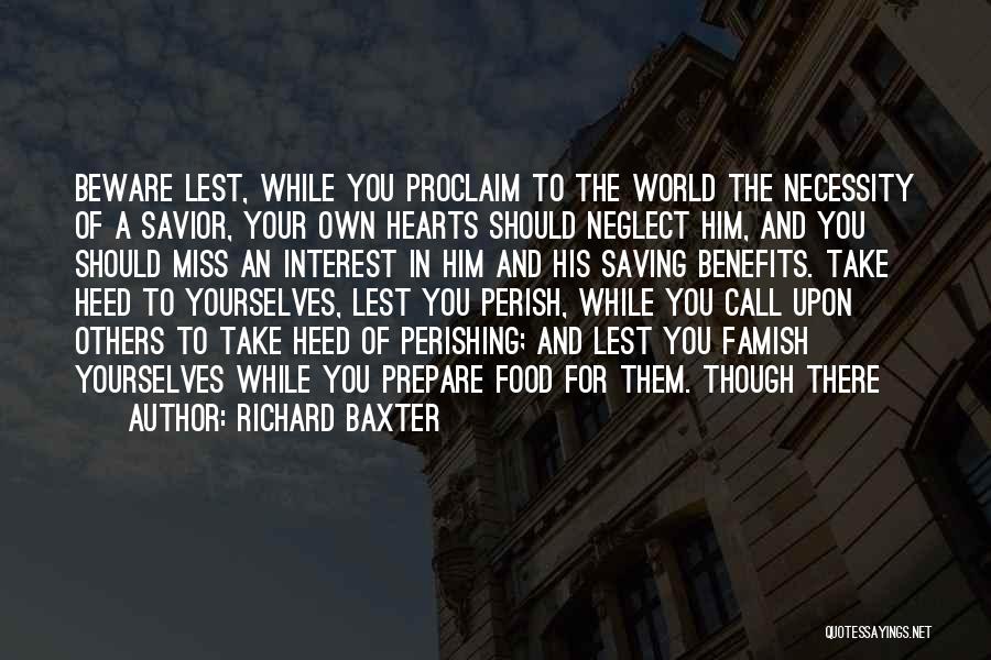 Miss Your Call Quotes By Richard Baxter