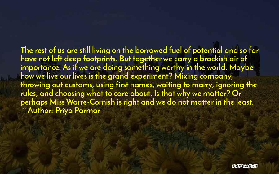 Miss Your Company Quotes By Priya Parmar