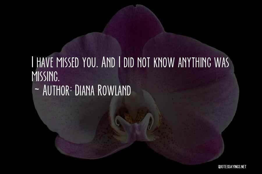 Missed Lovers Quotes By Diana Rowland