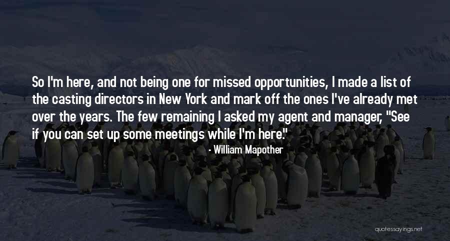 Missed Ones Quotes By William Mapother Missed Ones Quotes By William Mapother