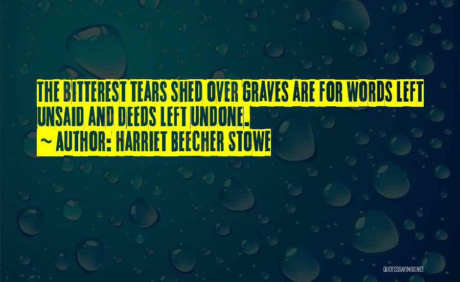 Missed Opportunities Quotes By Harriet Beecher Stowe