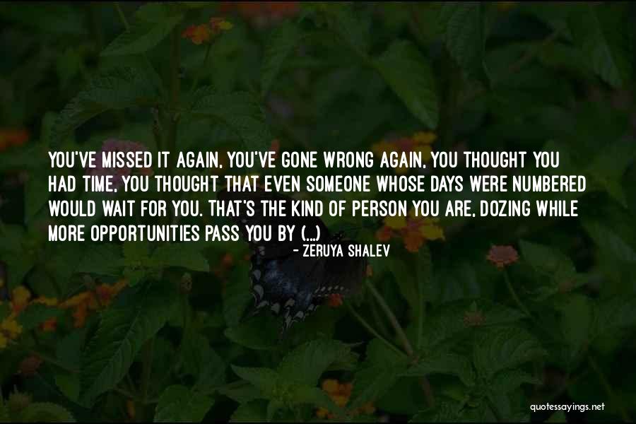 Missed You While You Were Gone Quotes By Zeruya Shalev