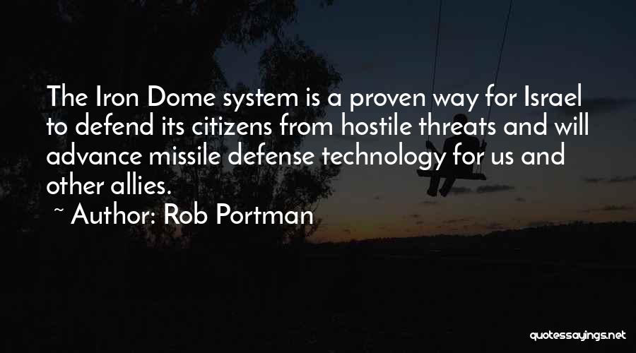 Missile Defense Quotes By Rob Portman