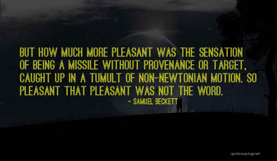 Missile Quotes By Samuel Beckett