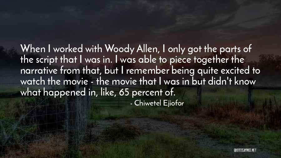 Missing Camp Friends Quotes By Chiwetel Ejiofor Missing Camp Friends Quotes By Chiwetel Ejiofor