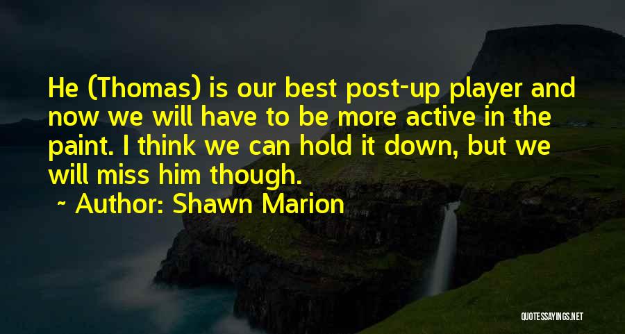 Missing Him Quotes By Shawn Marion