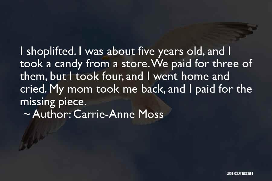 Missing Home Quotes By Carrie-Anne Moss