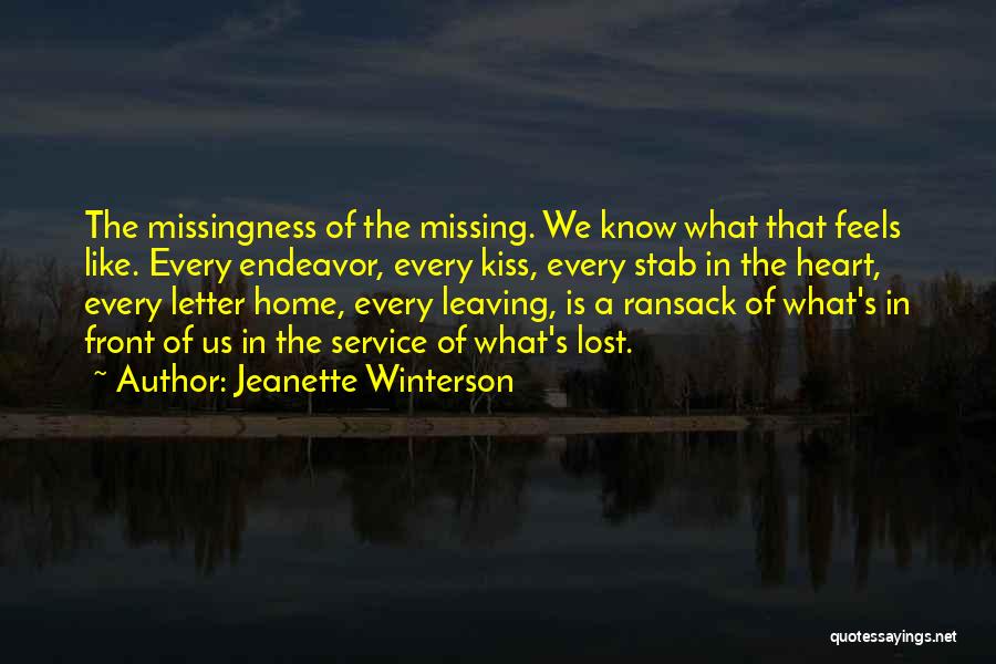 Missing Home Quotes By Jeanette Winterson