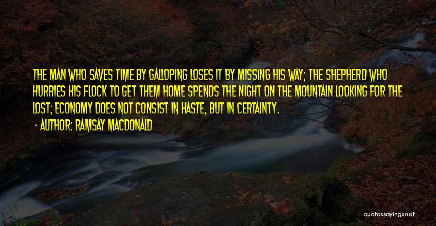 Missing Home Quotes By Ramsay MacDonald