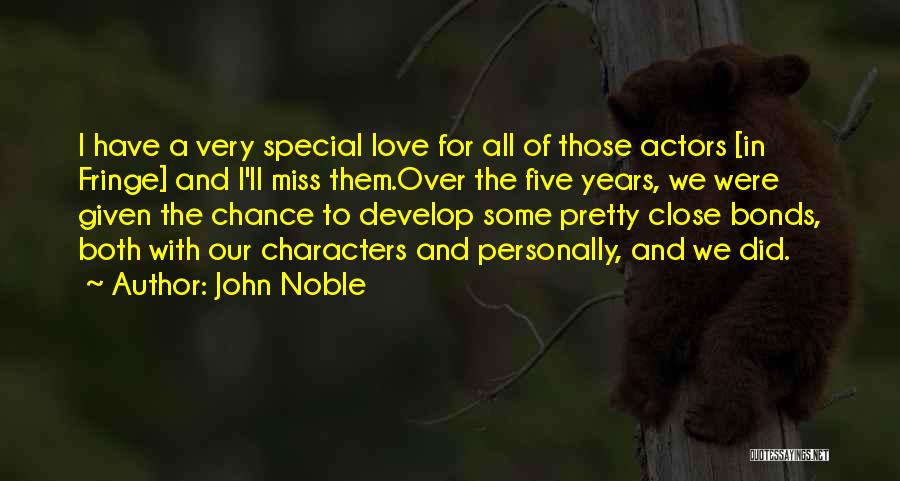 Missing In Love Quotes By John Noble