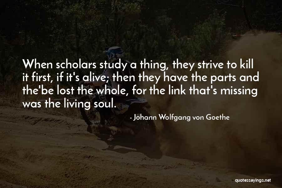 Missing Lost Ones Quotes By Johann Wolfgang Von Goethe