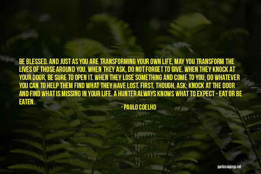 Missing Lost Ones Quotes By Paulo Coelho