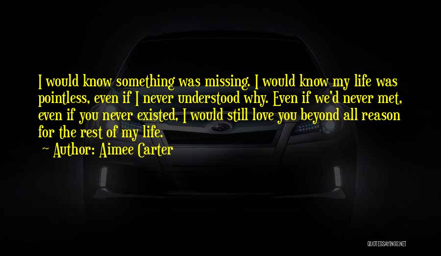 Missing My Love Quotes By Aimee Carter
