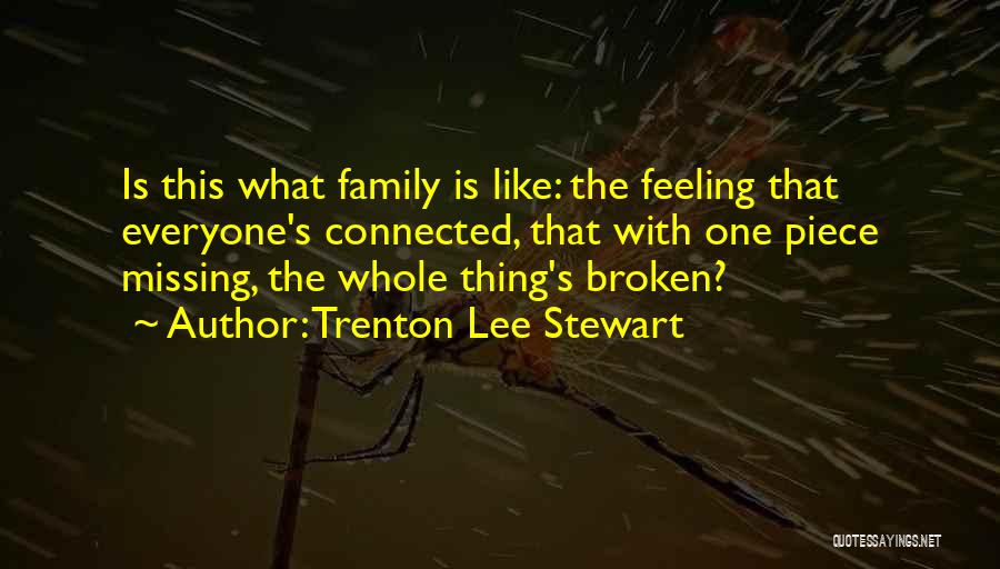 Missing One Thing Quotes By Trenton Lee Stewart