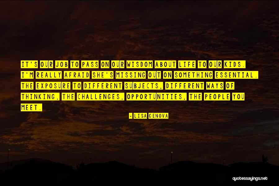 Missing Opportunities Quotes By Lisa Genova Missing Opportunities Quotes By Lisa Genova