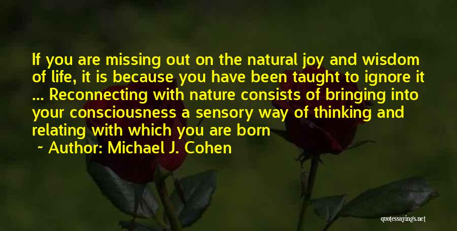 Missing Out Life Quotes By Michael J. Cohen