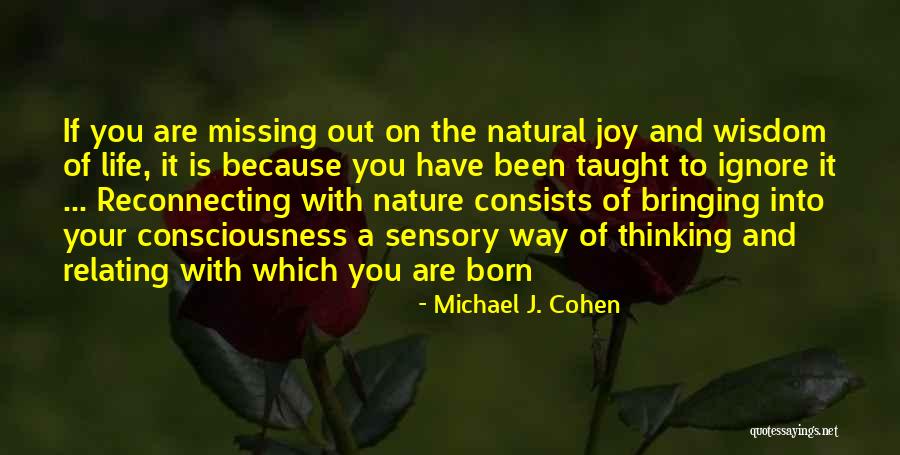 Missing Out On Life Quotes By Michael J. Cohen Missing Out On Life Quotes By Michael J. Cohen