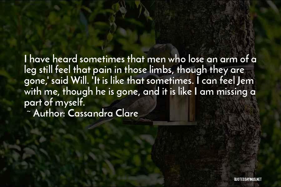 Missing Part Of Me Quotes By Cassandra Clare