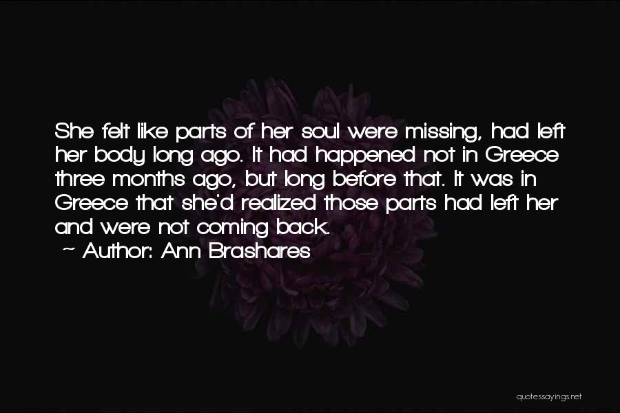 Missing Parts Quotes By Ann Brashares