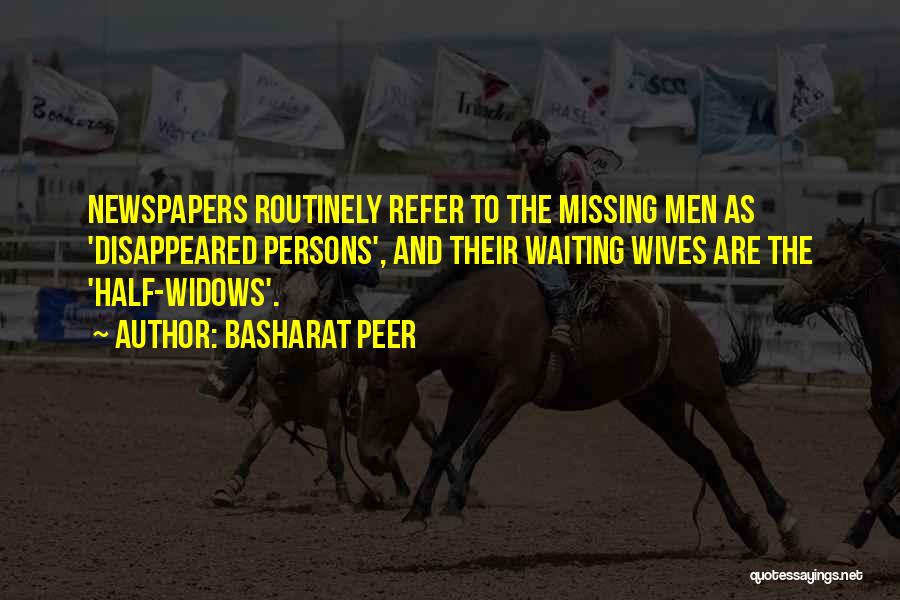 Missing Persons Quotes By Basharat Peer