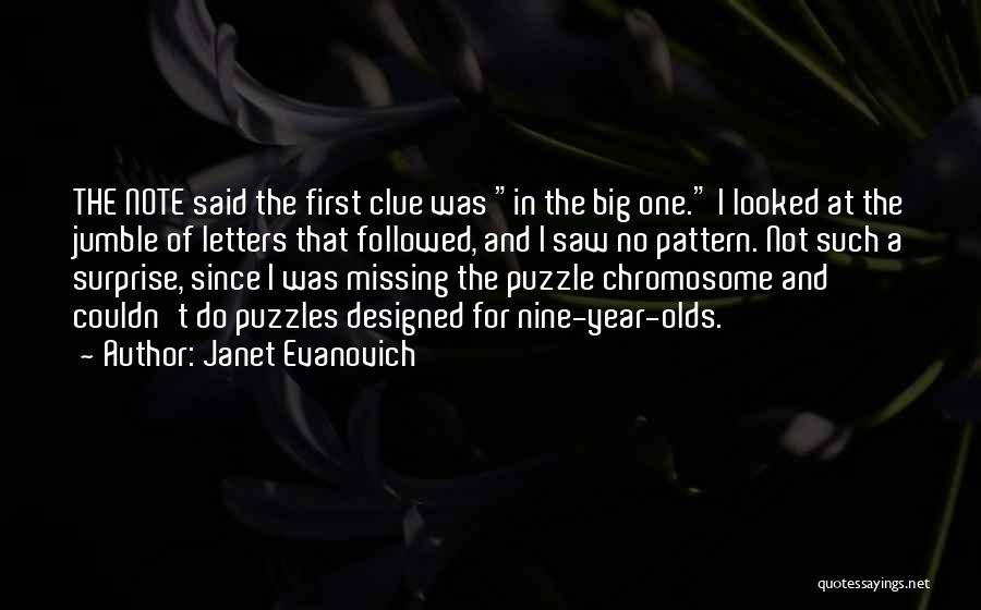 Missing Puzzles Quotes By Janet Evanovich