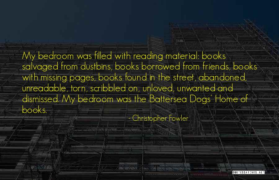 Missing Someone From Books Quotes By Christopher Fowler Missing Someone From Books Quotes By Christopher Fowler