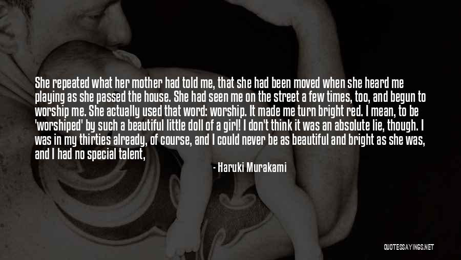 Missing Someone Girl Quotes By Haruki Murakami