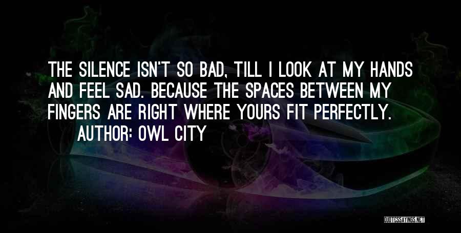 Missing Someone Really Bad Quotes By Owl City