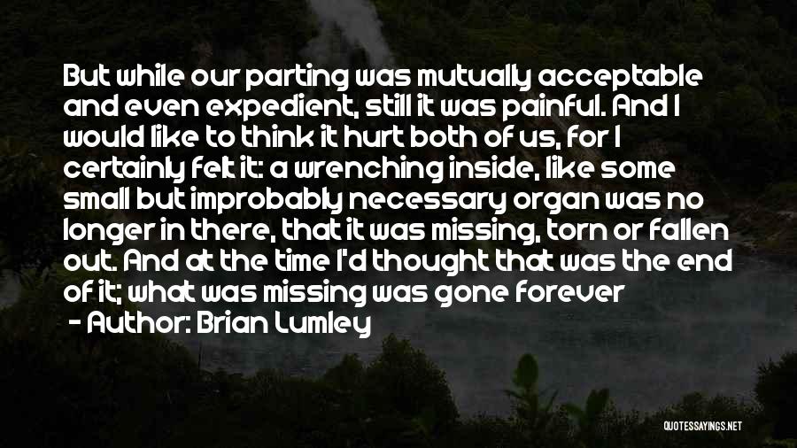 Missing Someone You Hurt Quotes By Brian Lumley