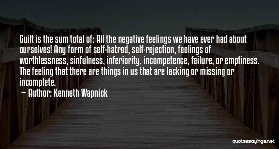 Missing That Feeling Quotes By Kenneth Wapnick