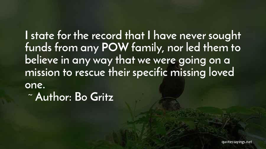 Missing The Family Quotes By Bo Gritz