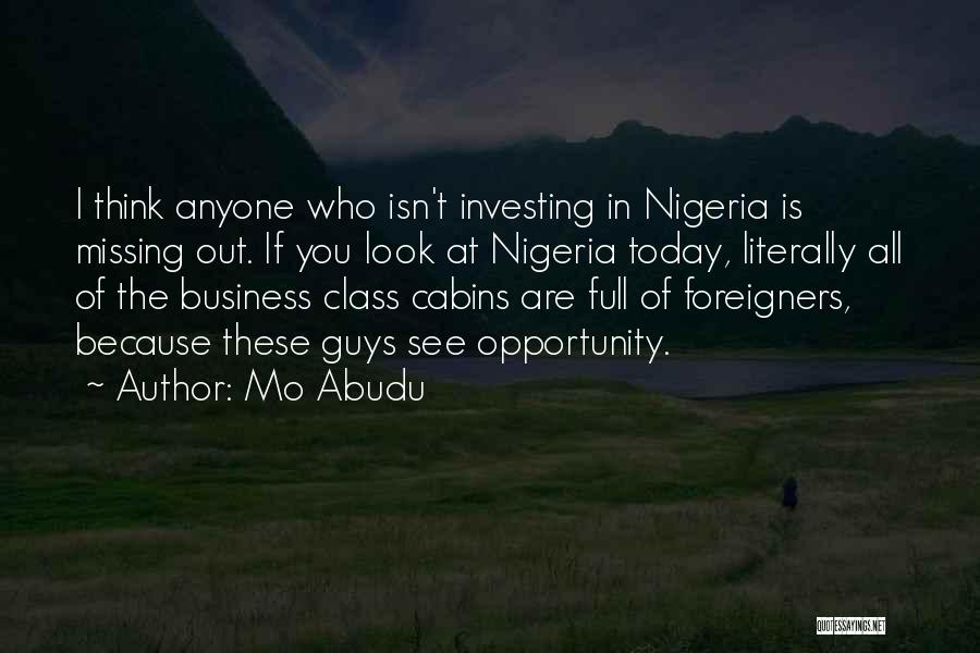 Missing The Opportunity Quotes By Mo Abudu