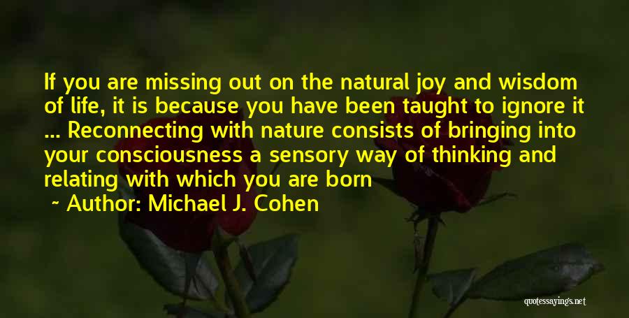 Missing Thinking You Quotes By Michael J. Cohen