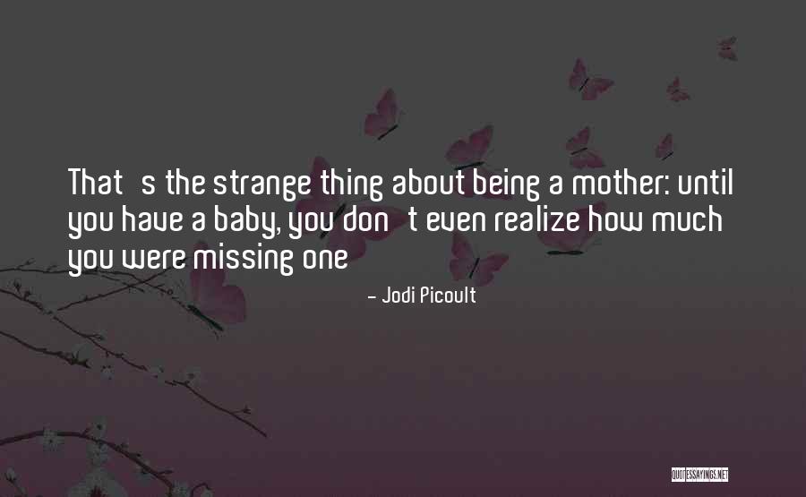 Missing U Baby Quotes By Jodi Picoult