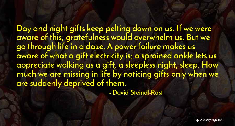 Missing You Can't Sleep Quotes By David Steindl-Rast