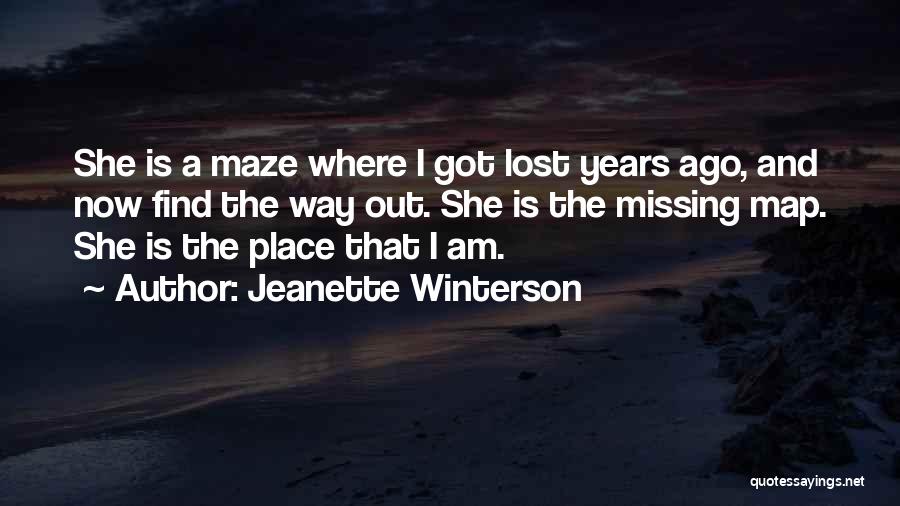 Missing Your Place Quotes By Jeanette Winterson