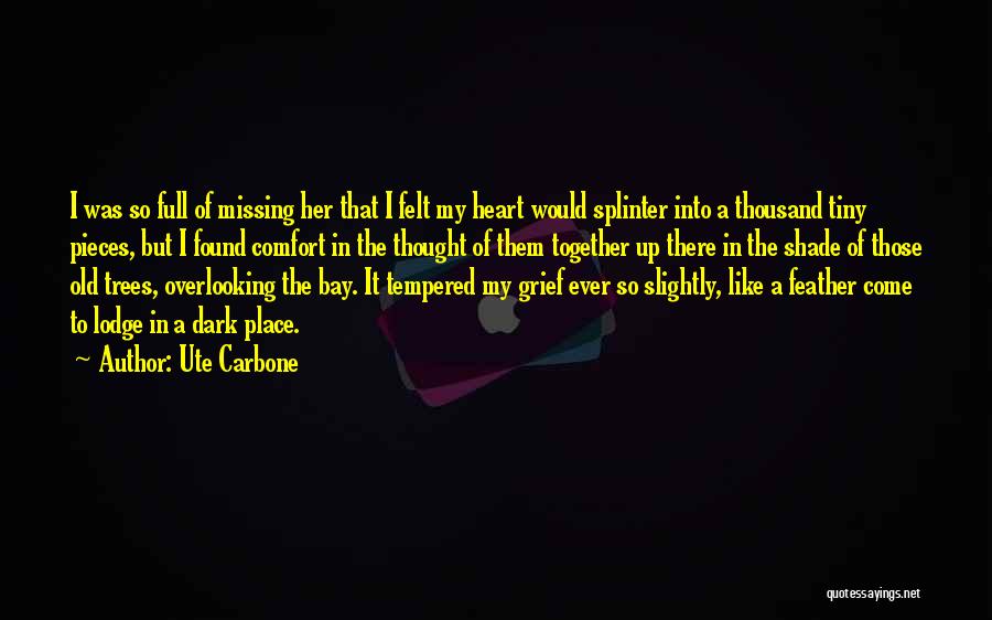 Missing Your Place Quotes By Ute Carbone