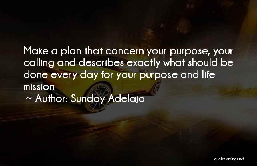 Mission And Goal Quotes By Sunday Adelaja