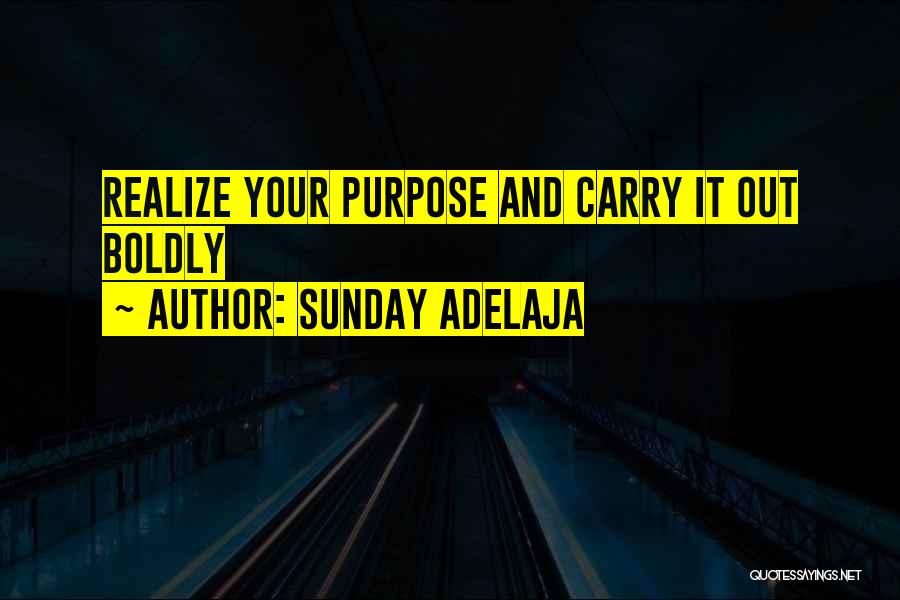 Mission And Purpose Quotes By Sunday Adelaja
