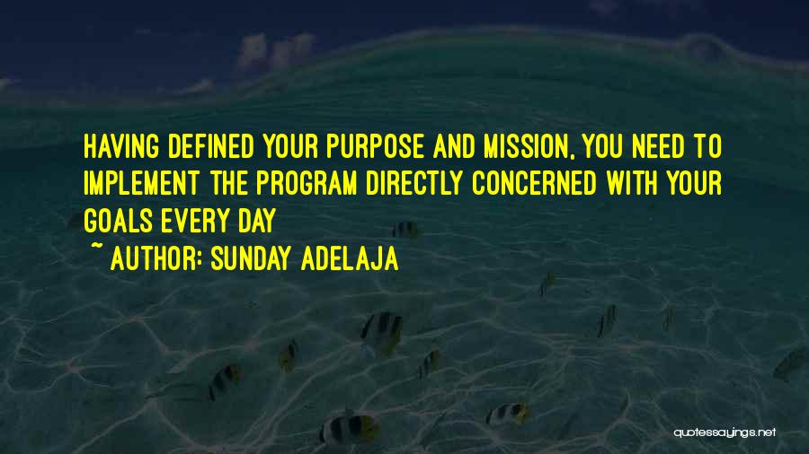 Mission And Purpose Quotes By Sunday Adelaja