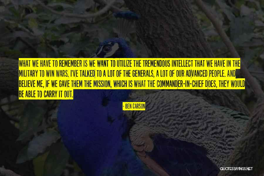 Mission Be Quotes By Ben Carson Mission Be Quotes By Ben Carson