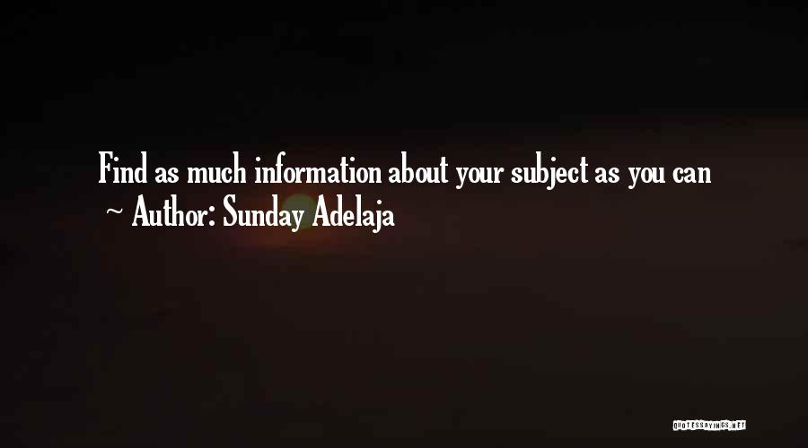 Mission Field Quotes By Sunday Adelaja