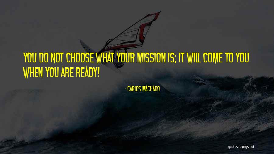 Mission To Quotes By Carlos Machado Mission To Quotes By Carlos Machado