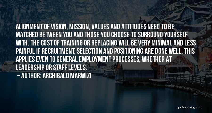 Mission Vision And Values Quotes By Archibald Marwizi