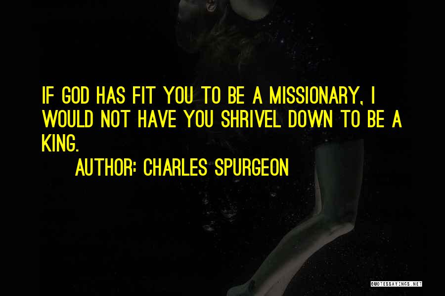 Missionary God Quotes By Charles Spurgeon