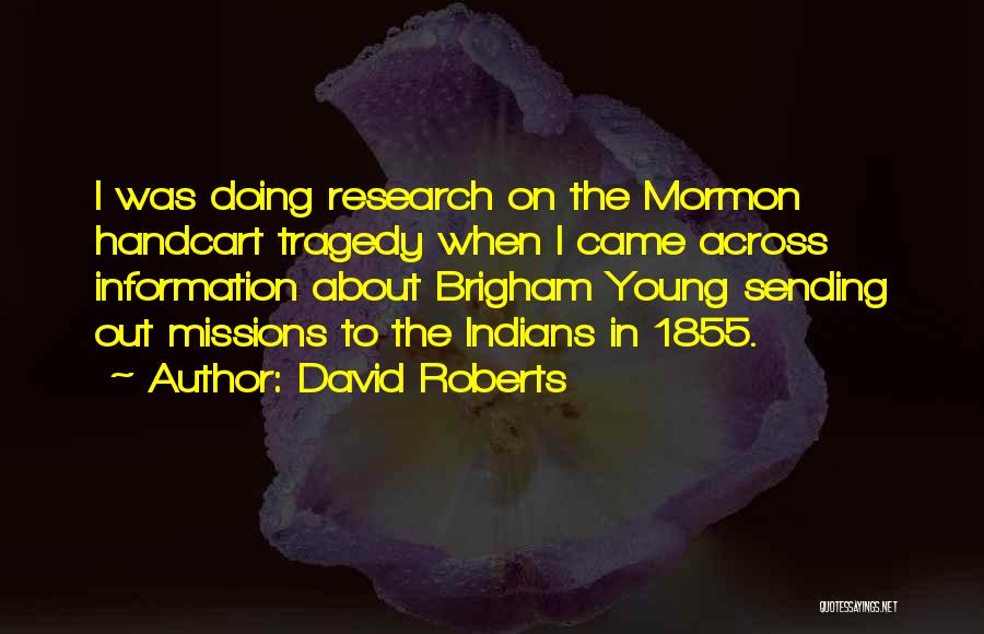 Missions Quotes By David Roberts