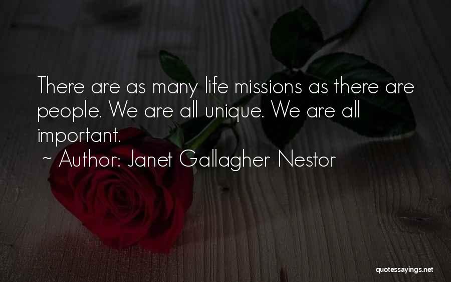 Missions Quotes By Janet Gallagher Nestor